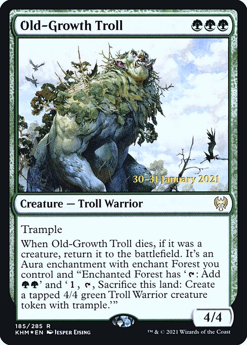 Magic the Gathering Card - Old-Growth Troll - MTG Circle