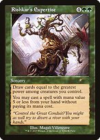 Magic the Gathering Card - Rishkar's Expertise - MTG Circle