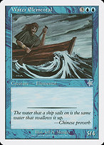 Magic the Gathering Card - Water Elemental - MTG Circle