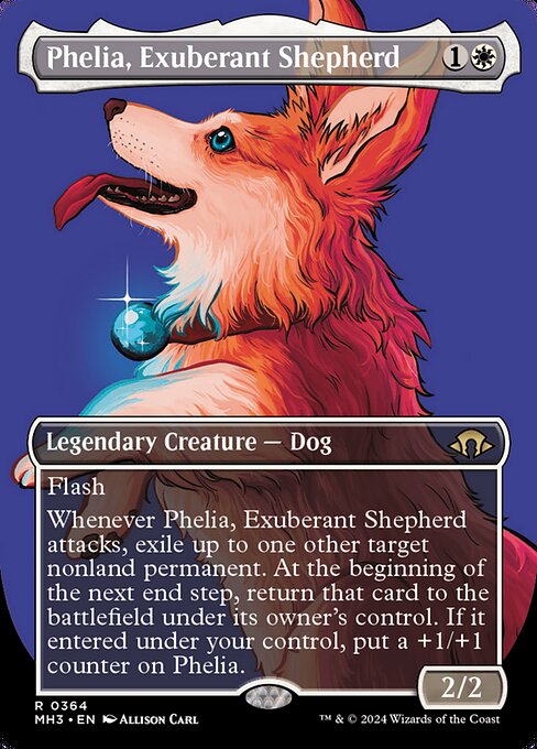 Magic the Gathering Card - Phelia, Exuberant Shepherd - MTG Circle