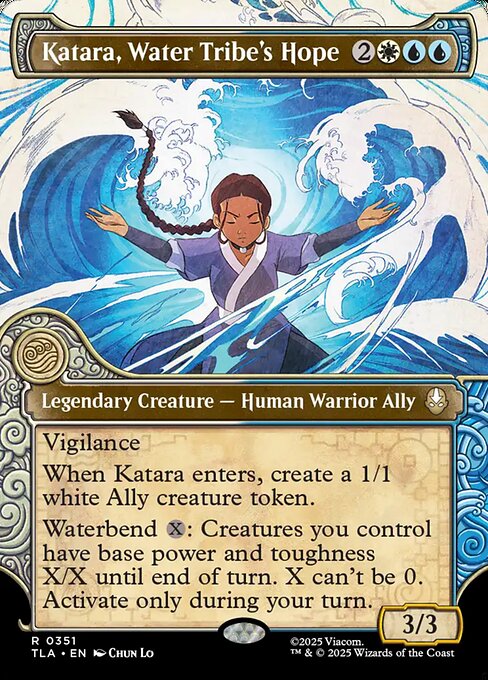 Magic the Gathering Card - Katara, Water Tribe's Hope - MTG Circle