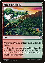 Magic the Gathering Card - Mountain Valley - MTG Circle