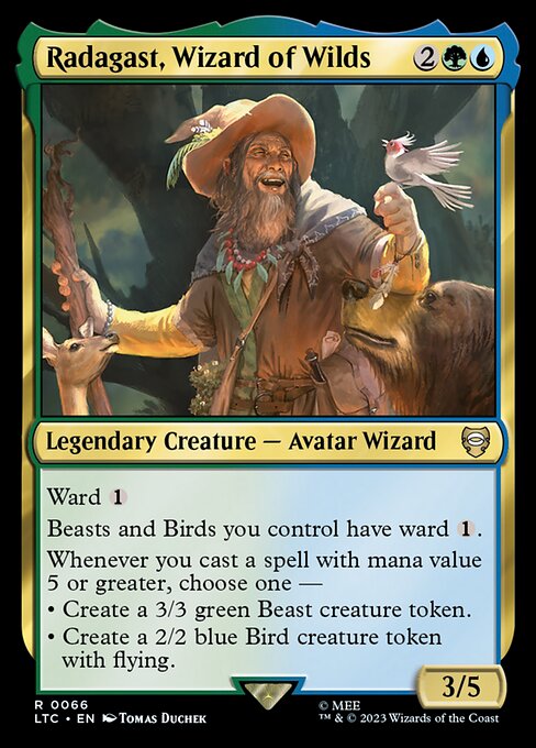 Magic the Gathering Card - Radagast, Wizard of Wilds - MTG Circle