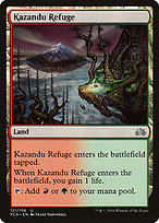 Magic the Gathering Card - Kazandu Refuge - MTG Circle