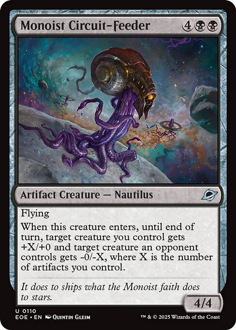Magic the Gathering Card - Monoist Circuit-Feeder - MTG Circle
