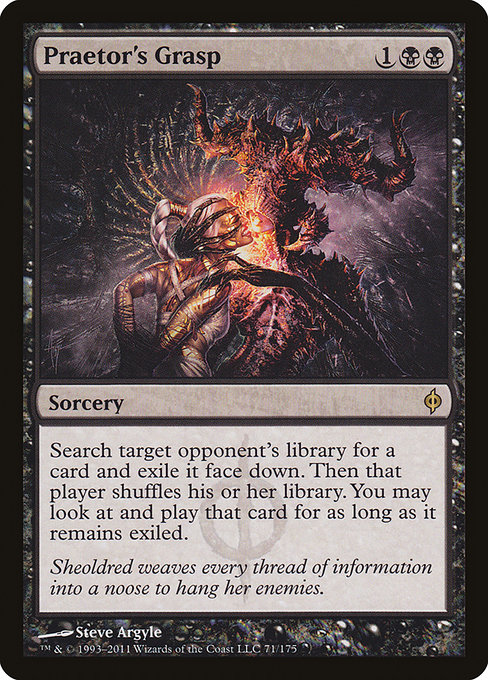 Magic the Gathering Card - Praetor's Grasp - MTG Circle
