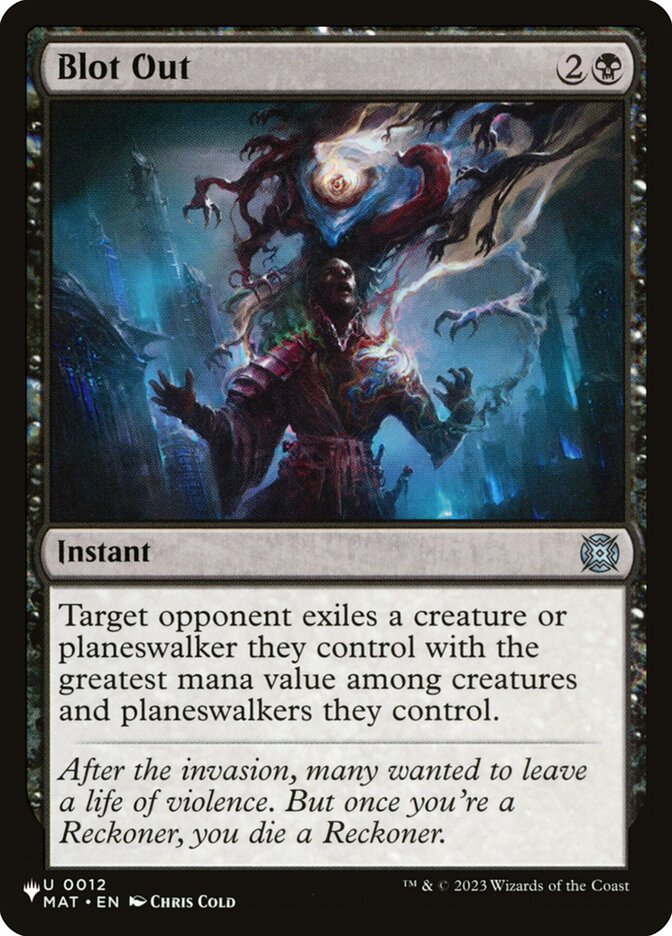 Magic the Gathering Card - Blot Out - MTG Circle