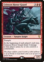 Magic the Gathering Card - Crimson Honor Guard - MTG Circle