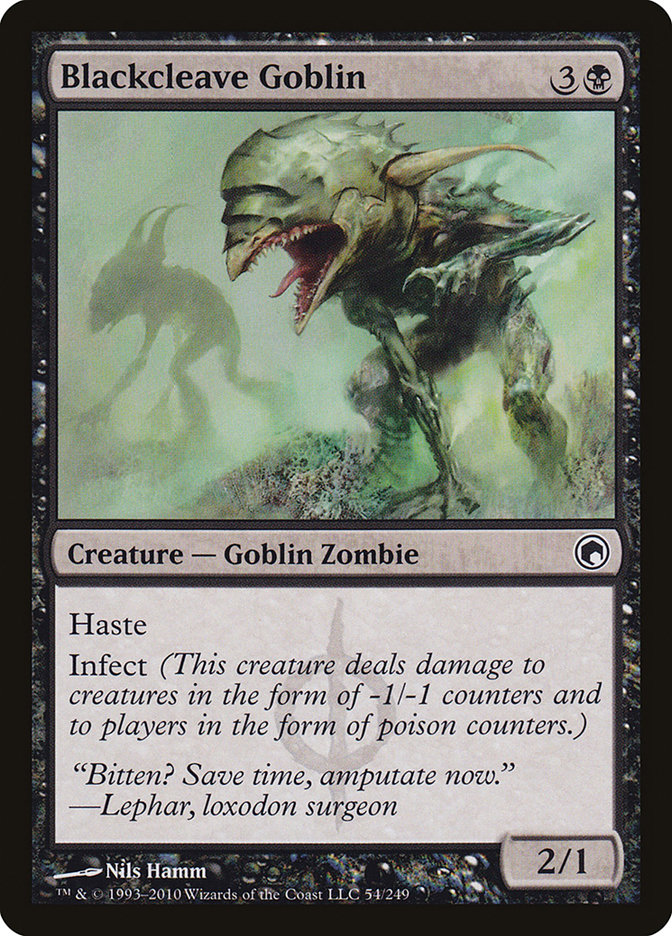 Magic the Gathering Card - Blackcleave Goblin - MTG Circle