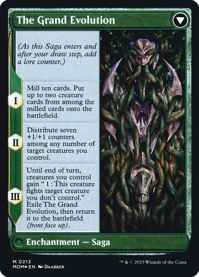 Magic the Gathering Card - The Grand Evolution - MTG Circle