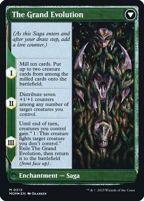 Magic the Gathering Card - The Grand Evolution - MTG Circle