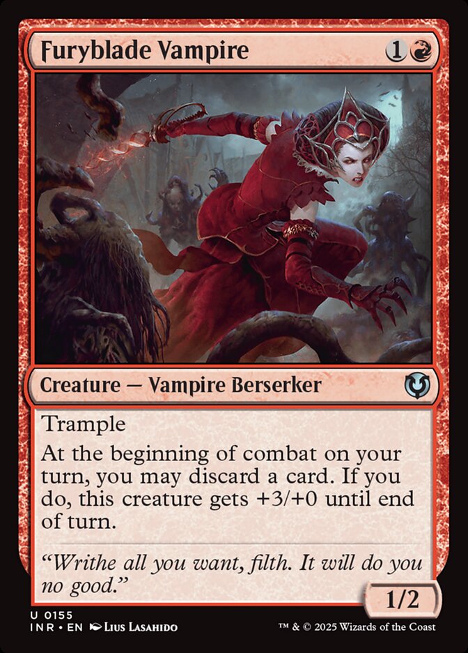 Magic the Gathering Card - Furyblade Vampire - MTG Circle