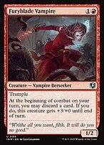 Magic the Gathering Card - Furyblade Vampire - MTG Circle