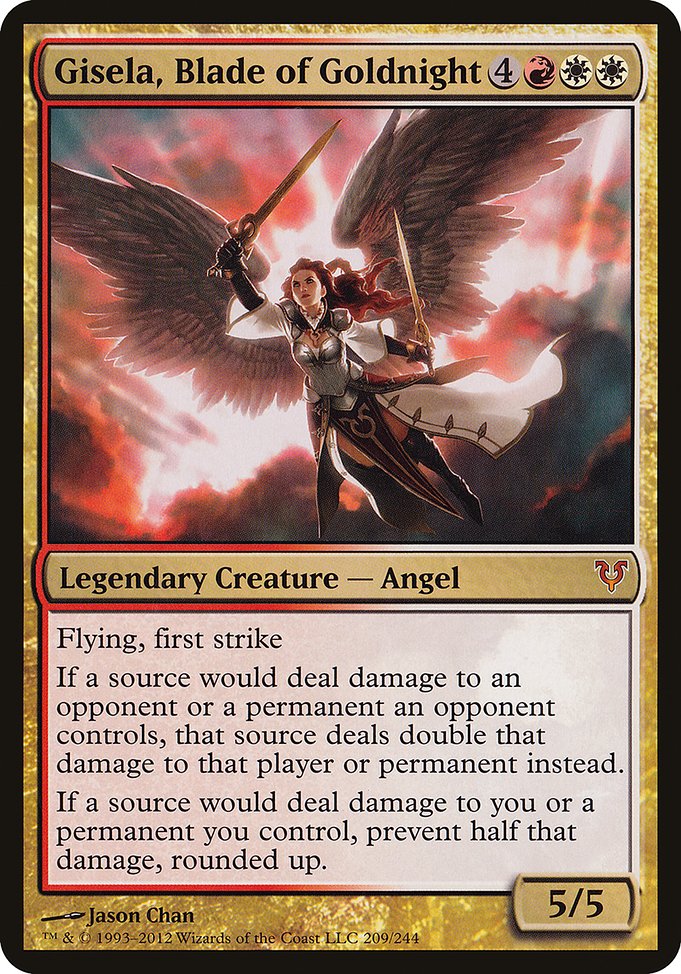 Magic the Gathering Card - Gisela, Blade of Goldnight - MTG Circle