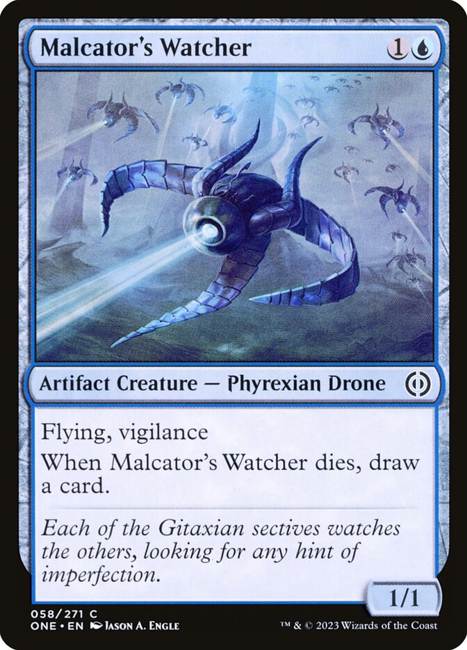 Magic the Gathering Card - Malcator's Watcher - MTG Circle