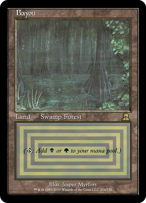 Magic the Gathering Card - Bayou - MTG Circle