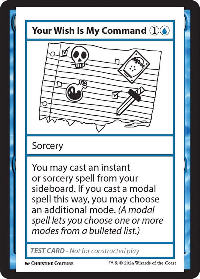 Magic the Gathering Card - Your Wish Is My Command - MTG Circle