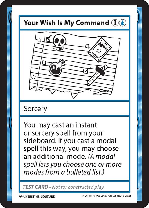 Magic the Gathering Card - Your Wish Is My Command - MTG Circle