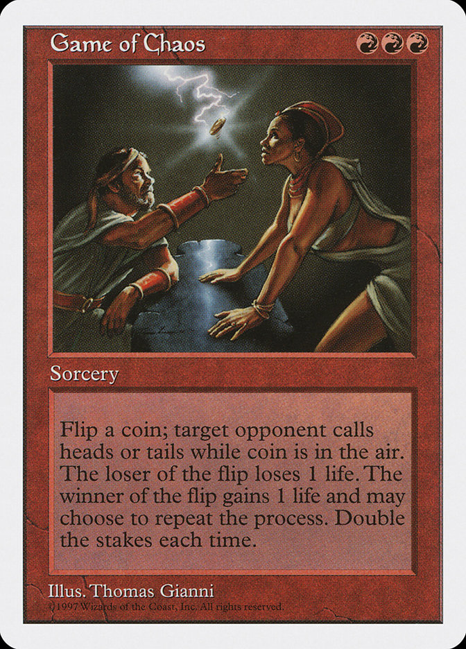Magic the Gathering Card - Game of Chaos - MTG Circle