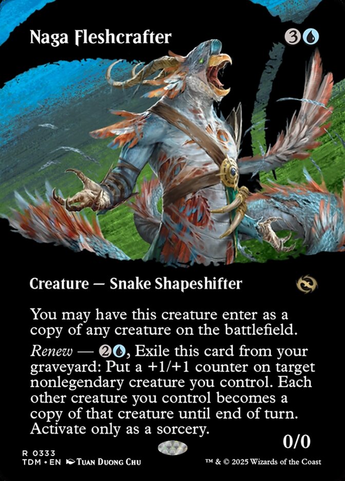 Magic the Gathering Card - Naga Fleshcrafter - MTG Circle