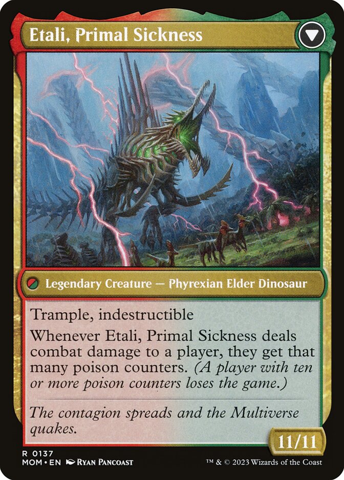 Magic the Gathering Card - Etali, Primal Sickness - MTG Circle