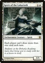 Magic the Gathering Card - Spirit of the Labyrinth - MTG Circle