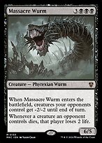 Magic the Gathering Card - Massacre Wurm - MTG Circle