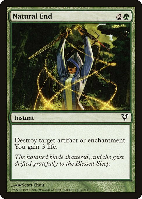 Magic the Gathering Card - Natural End - MTG Circle