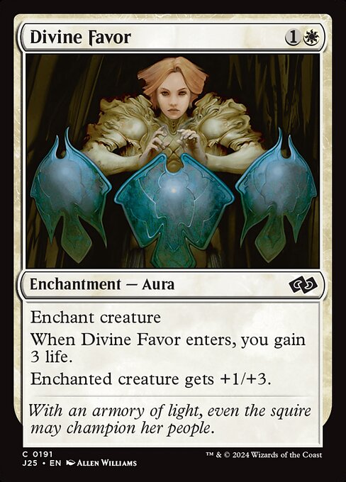Magic the Gathering Card - Divine Favor - MTG Circle