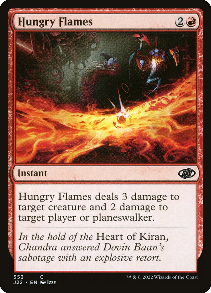 Magic the Gathering Card - Hungry Flames - MTG Circle
