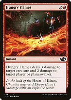 Magic the Gathering Card - Hungry Flames - MTG Circle