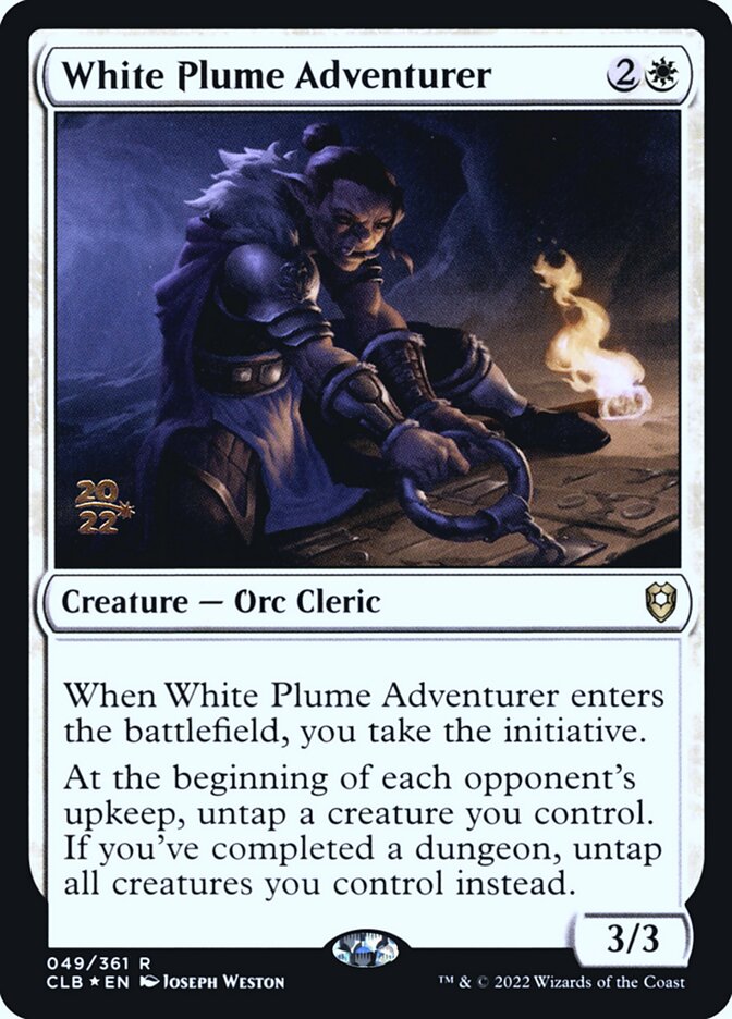 Magic the Gathering Card - White Plume Adventurer - MTG Circle