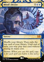 Magic the Gathering Card - Mind's Desire - MTG Circle