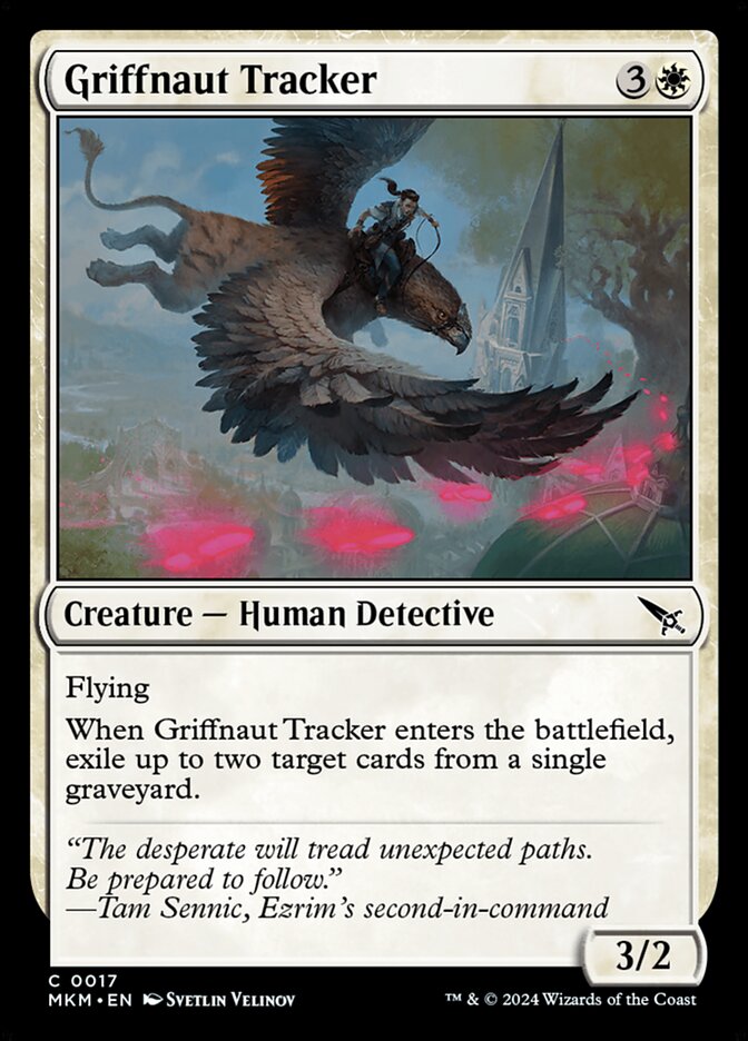 Magic the Gathering Card - Griffnaut Tracker - MTG Circle