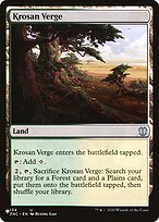Magic the Gathering Card - Krosan Verge - MTG Circle