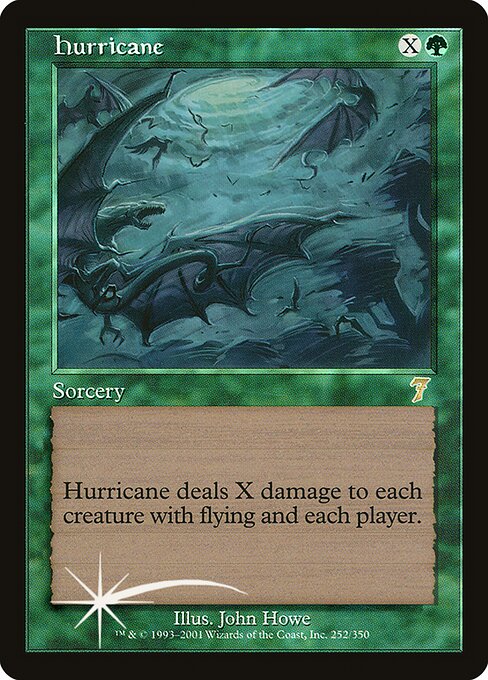 Magic the Gathering Card - Hurricane - MTG Circle