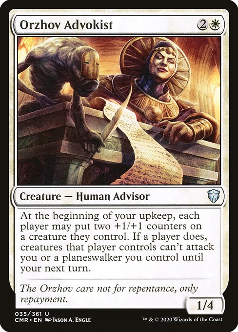 Magic the Gathering Card - Orzhov Advokist - MTG Circle