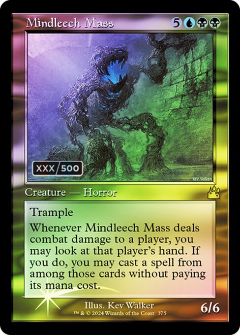 Magic the Gathering Card - Mindleech Mass - MTG Circle