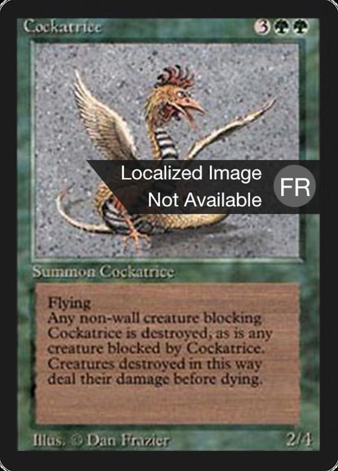 Magic the Gathering Card - Cockatrice - MTG Circle