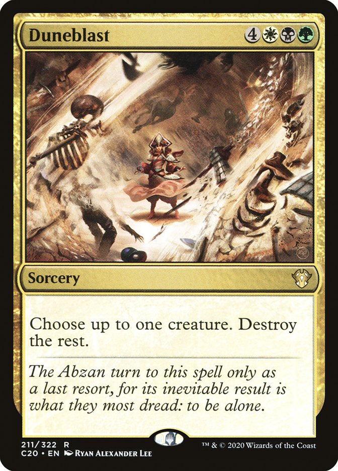 Magic the Gathering Card - Duneblast - MTG Circle