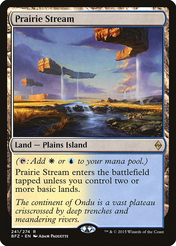 Magic the Gathering Card - Prairie Stream - MTG Circle