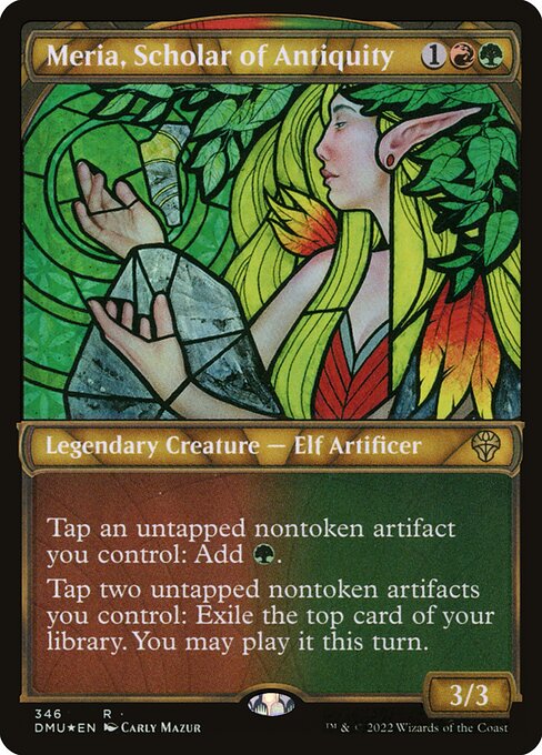 Magic the Gathering Card - Meria, Scholar of Antiquity - MTG Circle