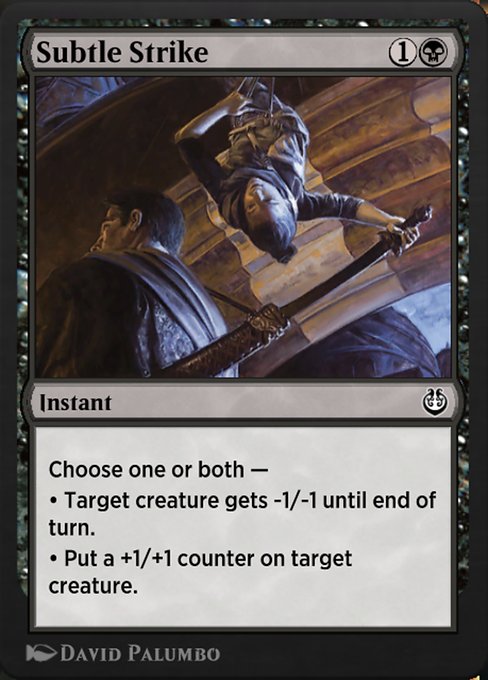 Magic the Gathering Card - Subtle Strike - MTG Circle