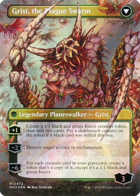 Magic the Gathering Card - Grist, the Plague Swarm - MTG Circle