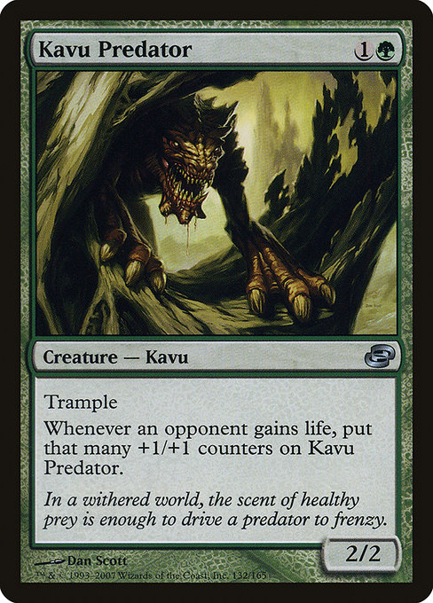 Magic the Gathering Card - Kavu Predator - MTG Circle