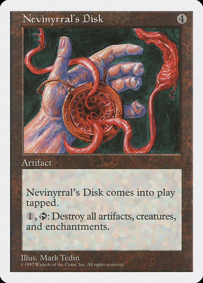 Magic the Gathering Card - Nevinyrral's Disk - MTG Circle