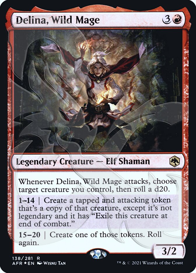 Magic the Gathering Card - Delina, Wild Mage - MTG Circle