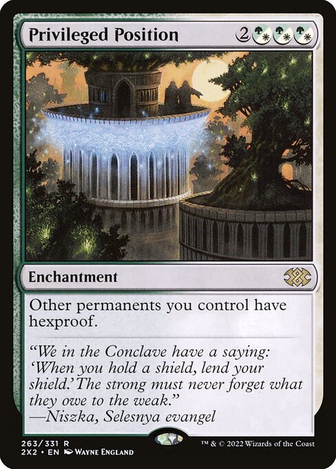 Magic the Gathering Card - Privileged Position - MTG Circle