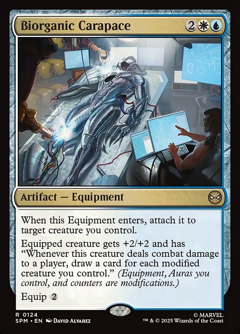 Magic the Gathering Card - Biorganic Carapace - MTG Circle