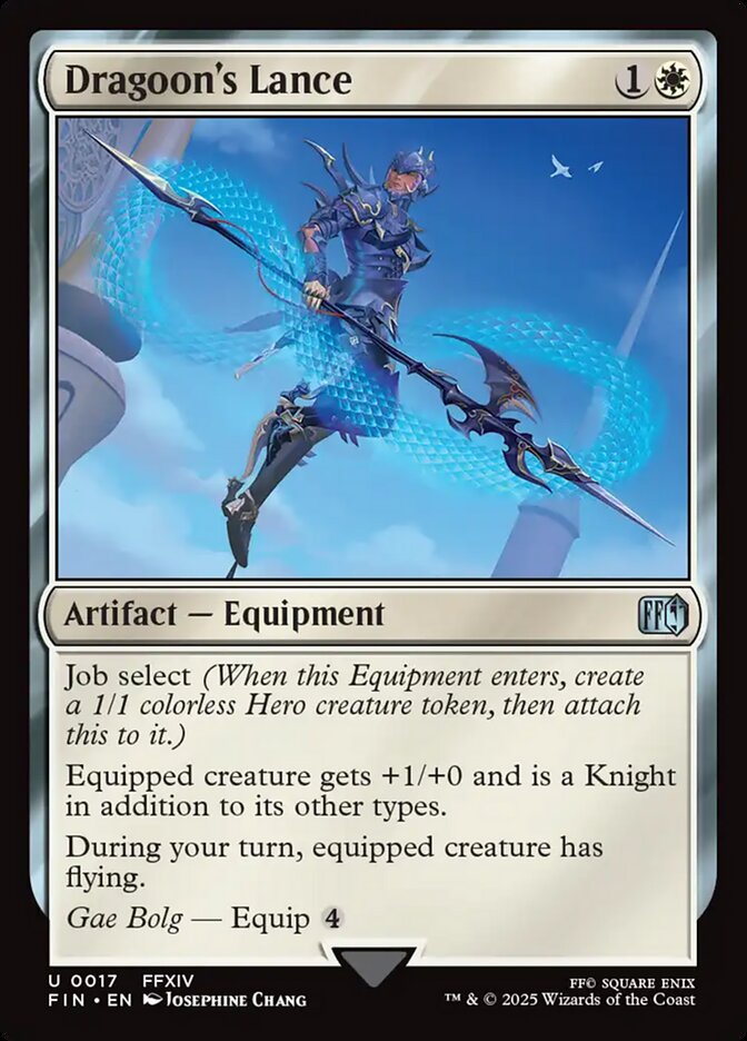 Magic the Gathering Card - Dragoon's Lance - MTG Circle